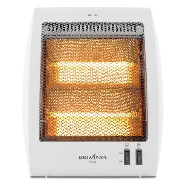 Imagem de Aquecedor Halógeno Britânia AB800B 800W 2 Níveis Proteção Branco