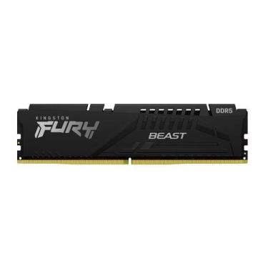 Imagem de Memória RAM Kingston Fury Beast, 16GB, 5600MHz, DDR5, CL40, para Intel
