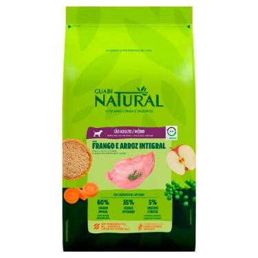 Imagem de Ração Guabi Natural para Cães Adultos de Raças Médias sabor Frango & A