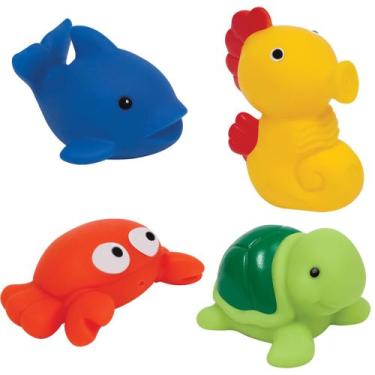 Imagem de Bichinhos para banho animais marinhos tubo - buba