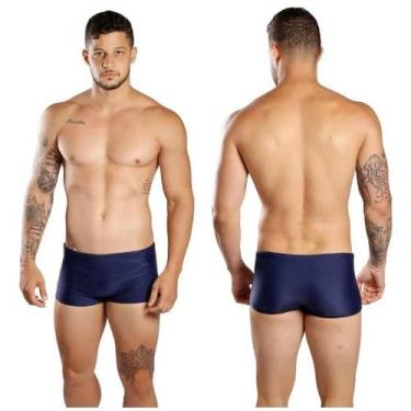 Imagem de Sunga Boxer Azul-escuro Premium Masculina Hana Rio Poliamida, G