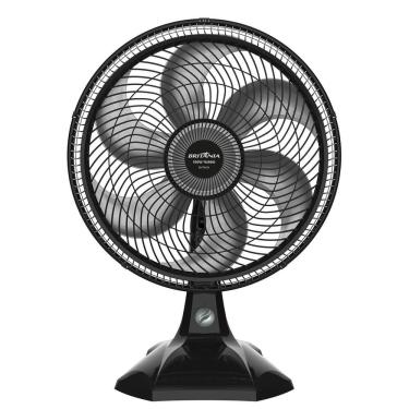 Imagem de Ventilador de Mesa e Parede Britânia 150W 40cm 6 Pás 3 Velocidades Preto BVT400 Maxx Force Turbo