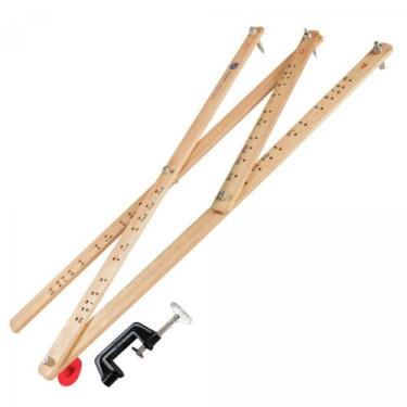 Imagem de Régua Pantógrafo De Madeira 60cm Trident - Trident 