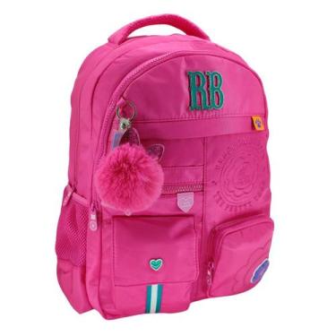 Imagem de Mochila Escolar Rebecca Bonbon 17,5" 24545 - Feminino, Rosa, Único