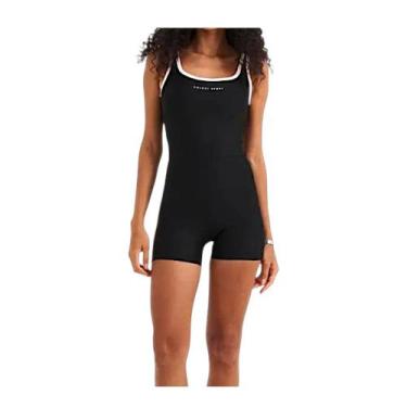 Imagem de Macaquinho Feminino Slim Contrast Colcci Sport, Preto, G