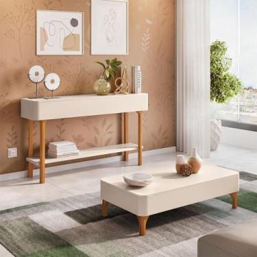 Imagem de Kit Aparador Para Sala Fontana Com Mesa De Centro Ceci Orgânico B01 Of