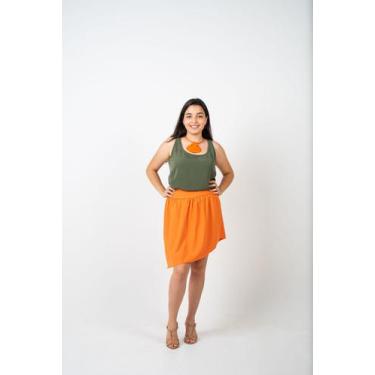 Imagem de Saia Feminino Sonho Perfeito - Sokolowski Fashion, Verde, M
