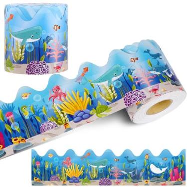 Imagem de Quadro de avisos Border Trim Strips Liengoron Under Sea