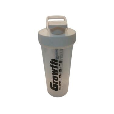 Imagem de Coqueteleira 600ml Growth mais hidratação para o seu dia, Branco