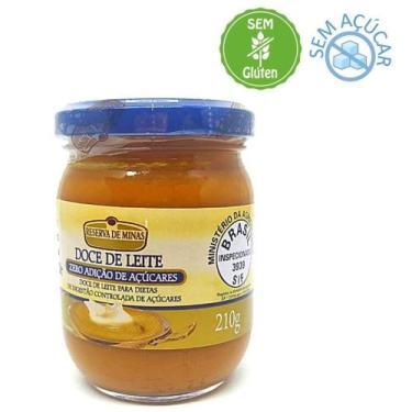Imagem de Doce De Leite Diet 210g - Zero Adição De Açúcar Reserva de Minas