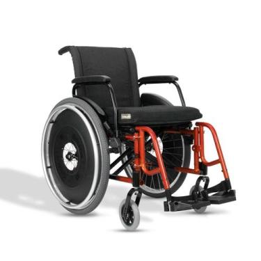 Imagem de Cadeira de rodas Avd Alumínio + almofada Balance (140 kg) Ortobras, La