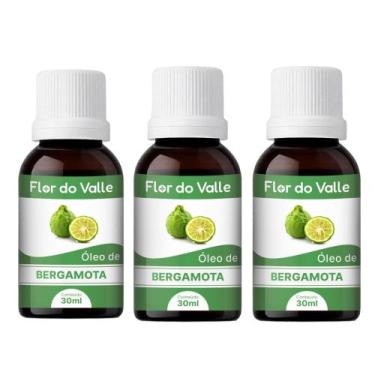 Imagem de Óleo Vegetal De Bergamota 30ml Flor Do Valle - Essencial, 3 Unidades