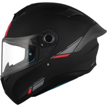 Imagem de Capacete moto fechado MT Targo S, Targo S - Solid A1 Preto fosco, 56