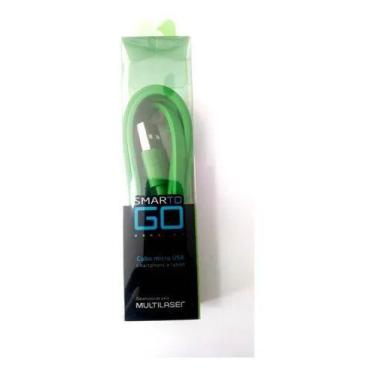 Imagem de Cabo Usb / Micro Usb 2 Metros Multilaser Verde - Wi312