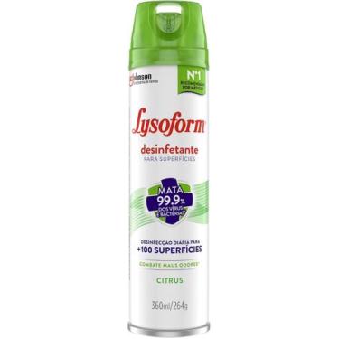 Imagem de Desinfetante Aerossol Lysoform Citrus 360ml
