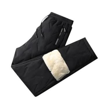 Imagem de Calças De Corrida Masculinas Para O Inverno, Térmicas, Impermeáveis E 