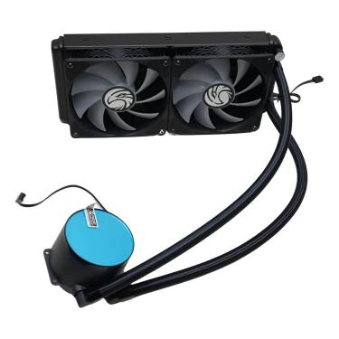 Imagem de Water Cooler 240mm BrazilPC 250W LED 2 Fans Intel AMD TurboX