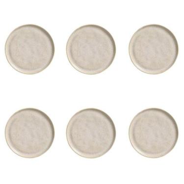 Imagem de Conjunto De Pratos De Sobremesa 06 Peças Linhas Latte Porto Brasil