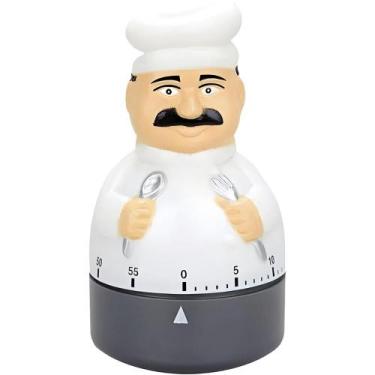 Imagem de Timer de Cozinha Chef - 10x6x6cm - KE HOME