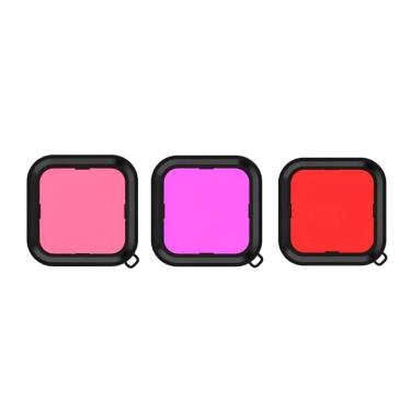 Imagem de Kit 3 Filtros de Mergulho Shoot para Caixa Estanque DJI Action 6