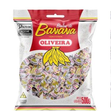 Imagem de Bala de Banana Oliveira 500g Oliveira