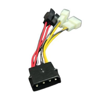 Imagem de Cabo Hub Adaptador Fan Molex Multi Para 4 Coolers fans - ACF