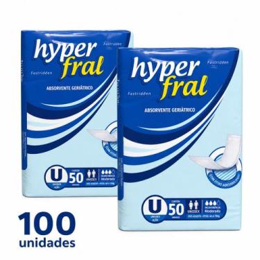 Imagem de Absorvente Geriátrico P/ Incontinência Hyperfral C/100 Unid - NoBrand