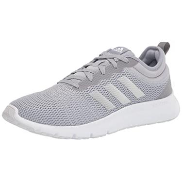 Imagem de adidas Tênis de corrida feminino Flex 2, Halo prata/prata metálico/cinza, 11