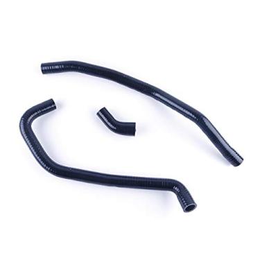 Imagem de LUXERAD Kit de mangueira de radiador de refrigeração de silicone serve para Yamaha RAPTOR 700 R YFM 2006-2017 (preto)