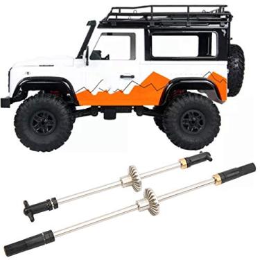 Imagem de Kit de engrenagem de eixo de metal dianteiro traseiro RC para carro, kit de engrenagem de eixo de metal dianteiro, acabamento fino para MN45K & MN96 MN96K & MN99 & MN99K MN91K & MN45 MN90 & MN90K & MN91