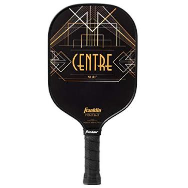 Imagem de Franklin Sports Pro Pickleball Paddle - Pro Tournament Pickleball Paddle - Raquete de Pickleball de fibra de carbono aprovada pelos EUA (USAPA) - Raquete de Pickleball Centro Oficial - Ouro - Núcleo