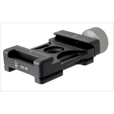 Imagem de Desmond DAC-383 38 mm QR grampo 3/8" orifício de parafuso e 3 tiras chefes e adaptador de bucha 1/4"