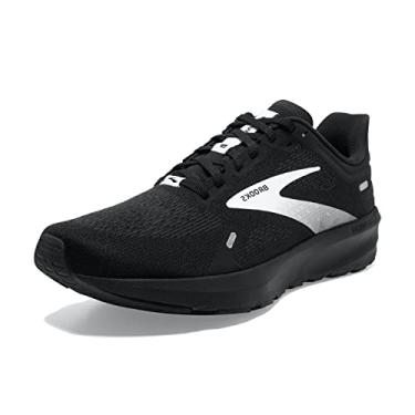 Imagem de Brooks Tênis de corrida masculino Launch 9 Neutral, Preto/branco, 9 Wide
