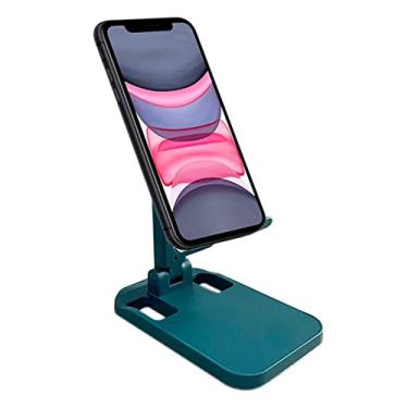 Imagem de Suporte de Mesa para Celular Ajustável Articulado Tablet Smartphone - Verde