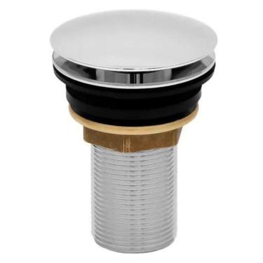 Imagem de Valvula Lavatorio Pia Cuba Banheiro Click 7/8 Metal Inox