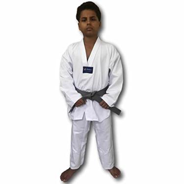 Imagem de Dobok Kimono Taekwondo Brim Leve - Branco - Infantil - Torah