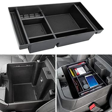 Imagem de Organizador de console central PIMCAR compatível com Chevy Silverado/GMC Sierra 1500/2500 HD / 3500 HD Accessories e 2019 Chevy Silverado 1500/GMC Sierra 1500 - Console completo com assentos de balde apenas.
