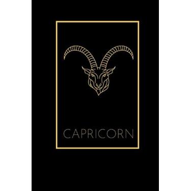 Imagem de CAPRICORN ZODIAC SIGN: Zodiac Notebook Novelty Gift ~ Journal College Ruled Blank Lined