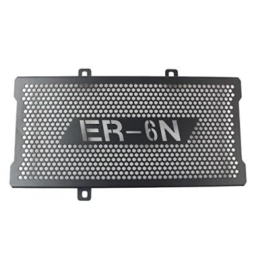 Imagem de FINMOKAL Protetor de proteção de grade de proteção de radiador de motocicleta para Kawasaki ER6N ER-6N 2012-2016