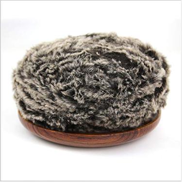 Imagem de Fio de pele de veludo sintético, 500 g, 10 bolas, super macio, grosso, fio de tricô de crochê