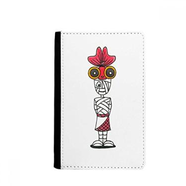 Imagem de Egypt Mummy Horus Goldfish Hat Passport Holder Notecase Burse Wallet Cover Card Purse, Multicolor