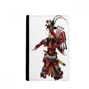 Imagem de Porta-cartões tradicional Shadow Play Chinese Opera Passport Holder Notecase Burse, Multicolor