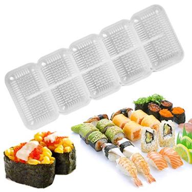 Imagem de JIAOAO Ferramentas de sushi, máquinas de sushi, moldes de arroz, moldes de bentô, ferramentas DIY, kits de fabricação convenientes