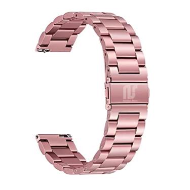 Imagem de Pulseira Sport NSmart compatível com Samsung Galaxy Watch 3-41mm ou 45mm - Nandos-Store (41MM - Rose pink 3 ELOS)