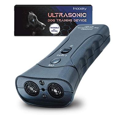 Imagem de Inoosky BarxBuddy Dispositivo ultrassônico de controle de latidos para cães pequenos, médios e grandes, dispositivos de dissuasão Bark Buddy - Dispositivo antilatido de até 5 metros