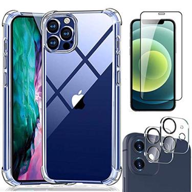 Imagem de Capa Anti Impacto + Película Vidro 3D + Película Câmera Vidro Novos iPhone 12 (iPhone 12 Pro)