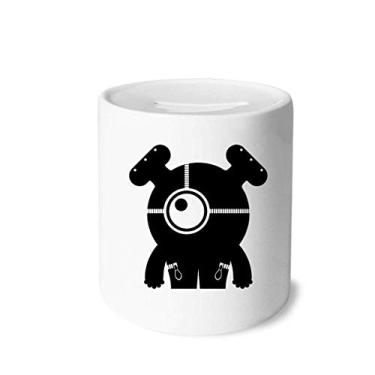 Imagem de DIYthinker Universo Alienígena Monstro Dinheiro Caixa de Cerâmica Porta-Moedas Presente de Cofrinho