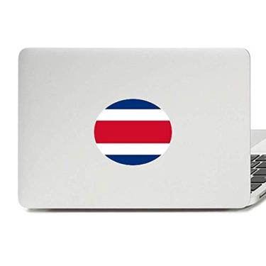 Imagem de Adesivo de notebook com emblema da bandeira nacional da América do Norte da Costa Rica
