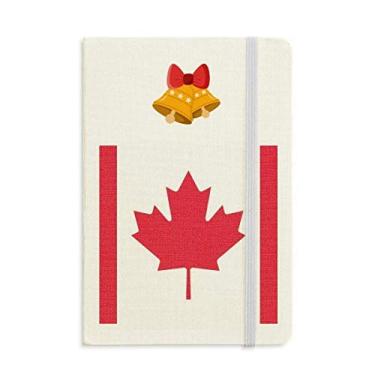 Imagem de Caderno com a bandeira nacional da América do Norte do Canadá mas Jingling Bell