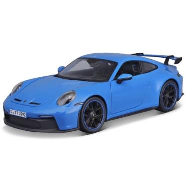 Imagem de Maisto - 1/18 Scale Model Compatible with Porsche 911 GT3 2022 Die-Cast Scale Model Sports Car Miniature (Blue)